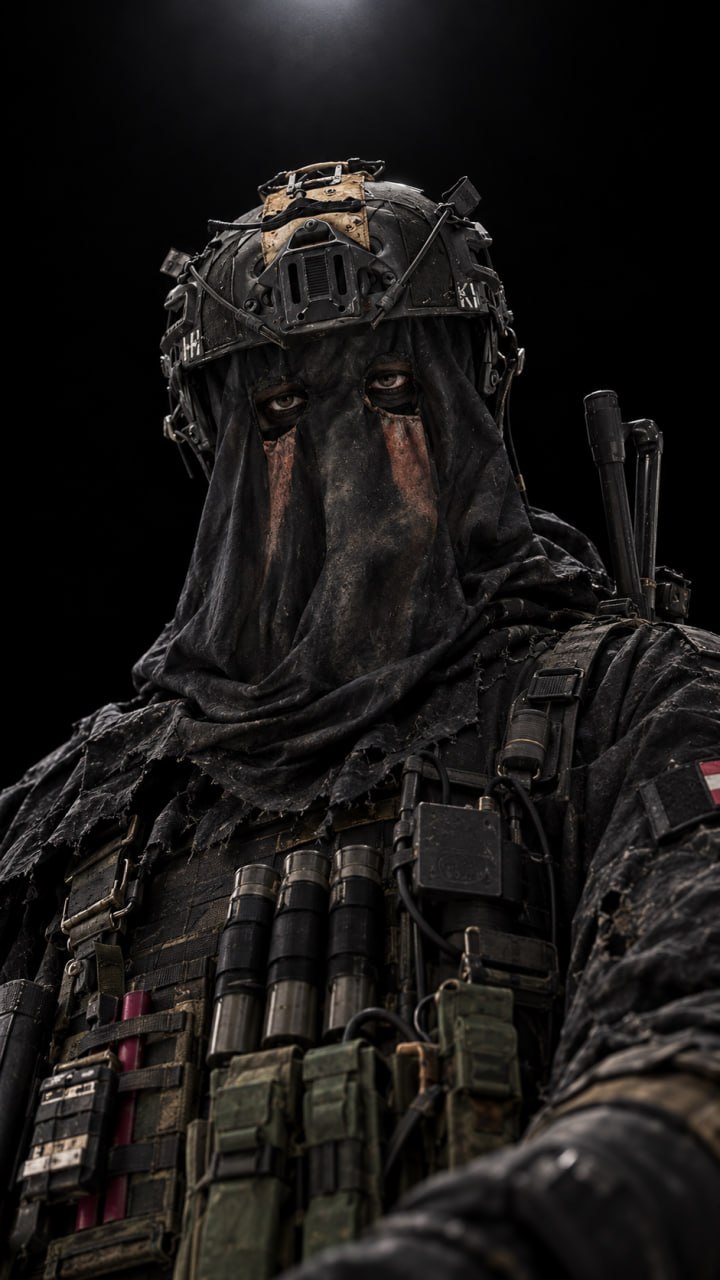 König in a tactical hood