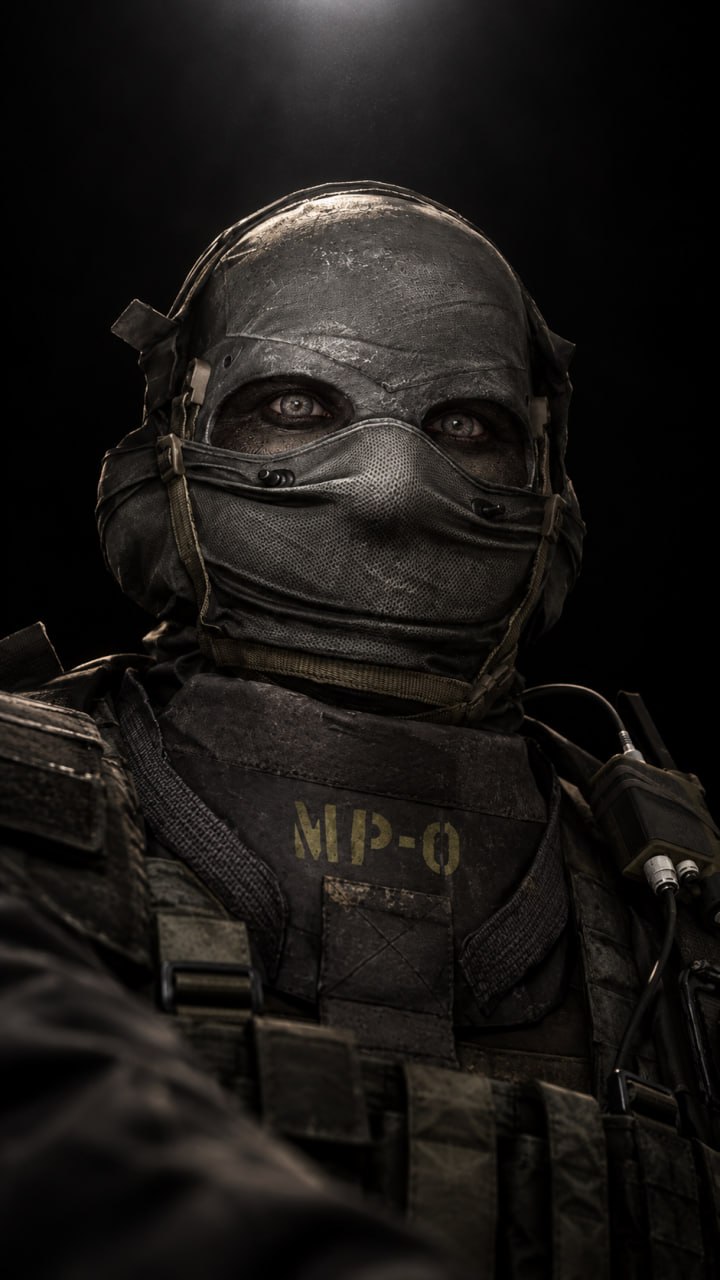 Operator in a dark mask